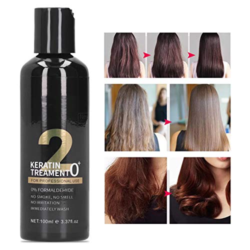 Keratin Hair Repair Conditioner with Nut Oil - Deep Moisturizing & Straightening Treatment for Damaged Hair - Perfect for Dry, Frizzy Hair Care at Home or Salon Use