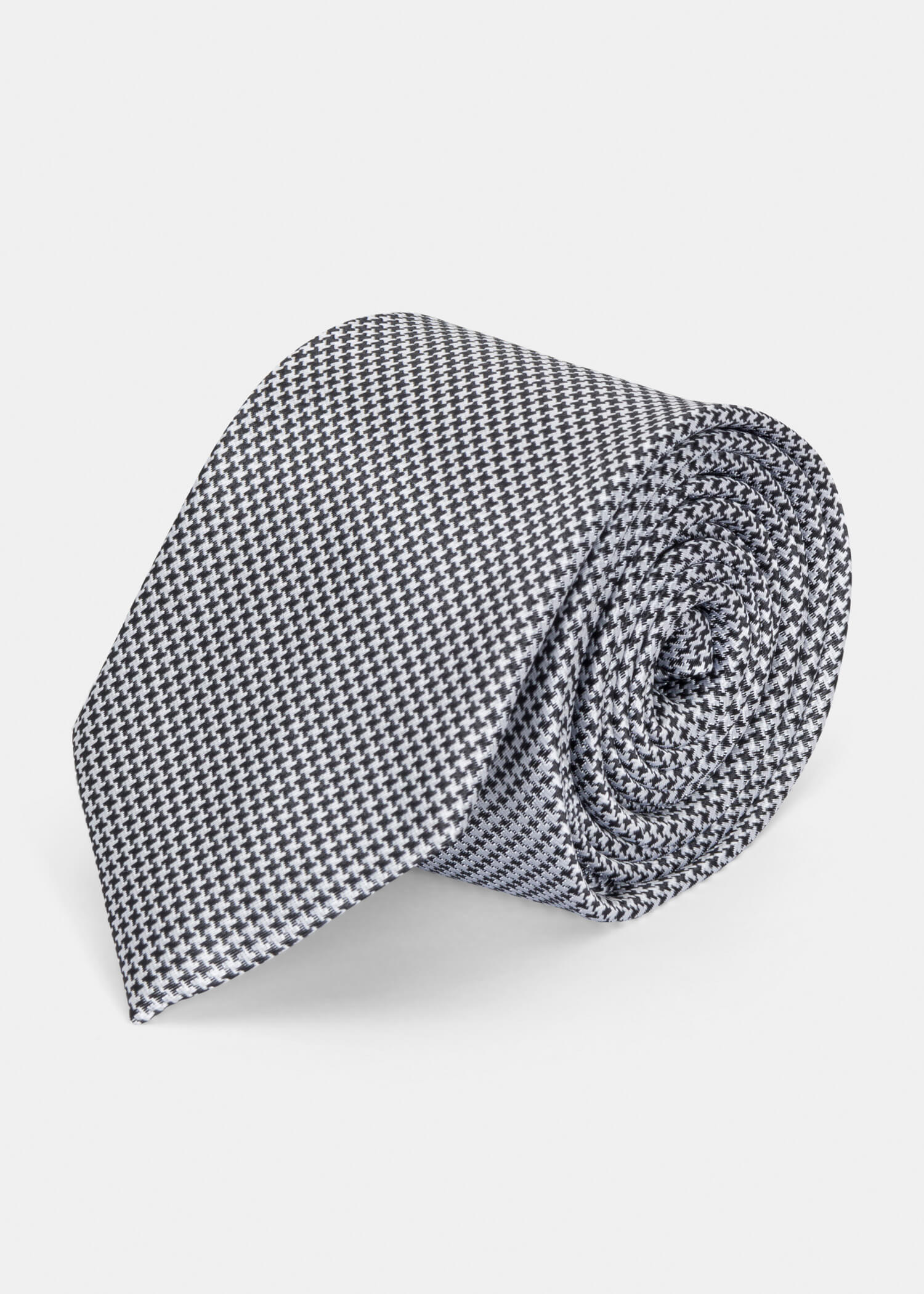 Stylish Grey Textured Tie for Men - Premium Silk Necktie for Business, Weddings & Formal Events - Perfect Office & Party Accessory
