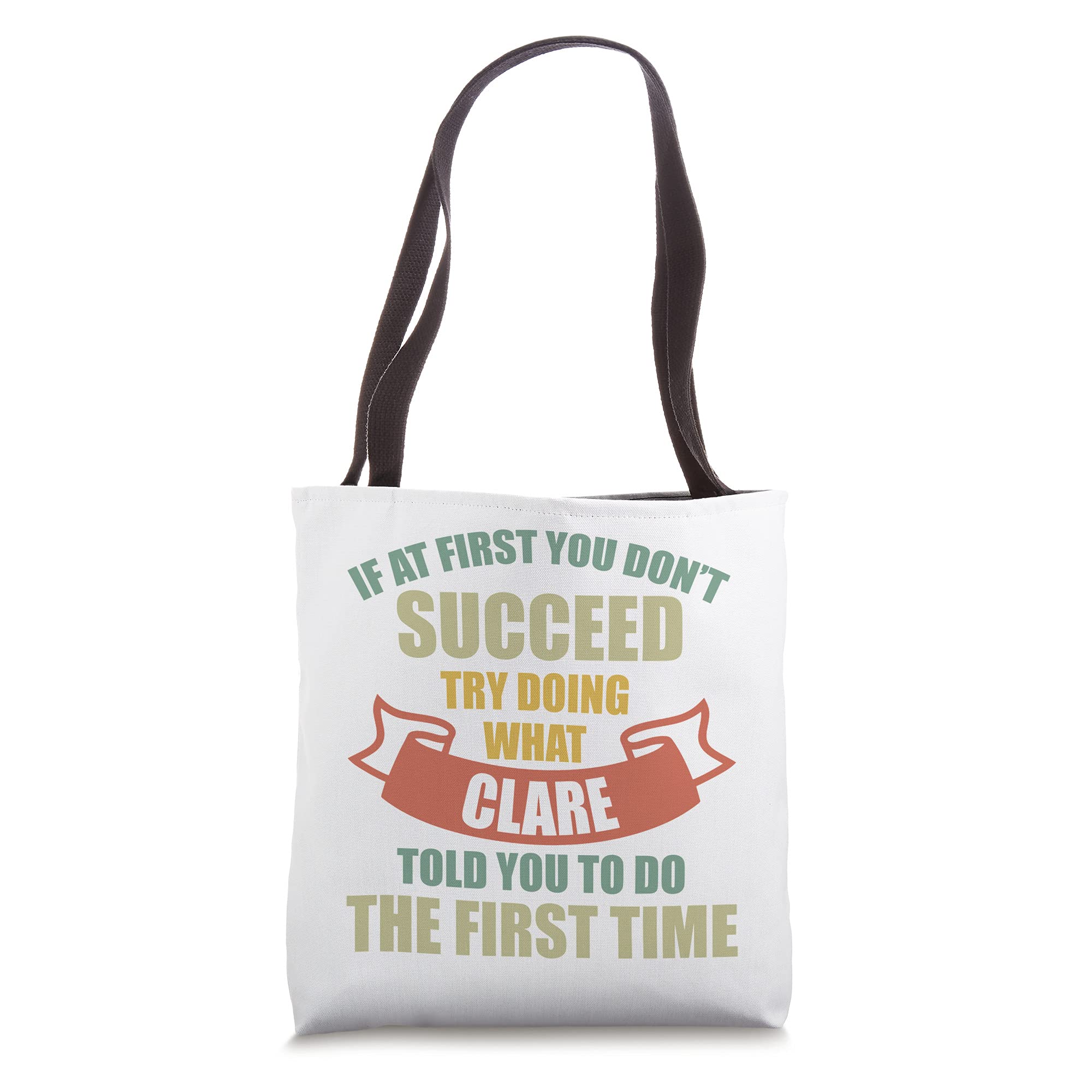 CLARE Personalized Name Shirt & First Name Tote Bag - Customized Gift for Women, Birthday, Anniversary - Perfect for Casual Wear, Shopping & Everyday Use