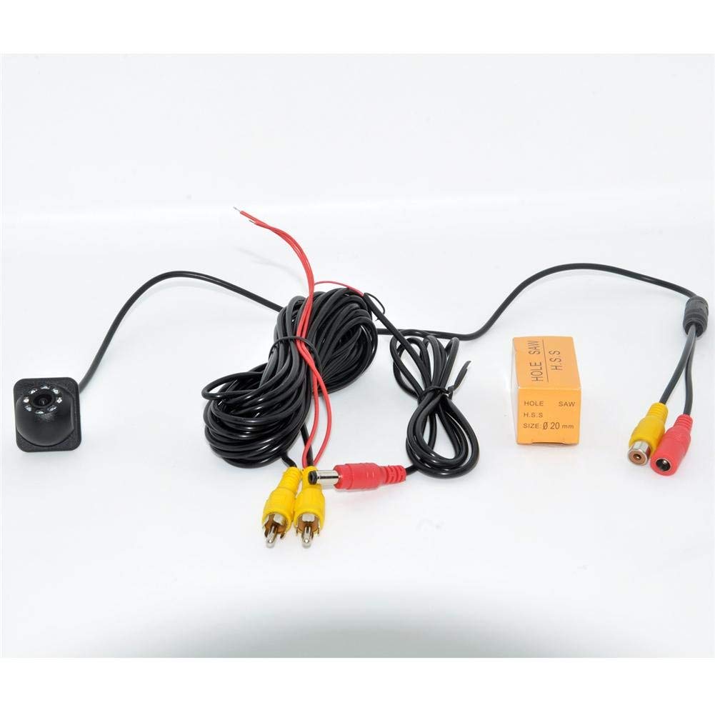 Auto Wayfeng® 8 LED HD CCD Car Front View Camera with Night Vision & Wide Angle - Rear View Backup Camera for Safe Parking & Reversing | Ideal for SUVs, Trucks & Sedans in Low Light Conditions