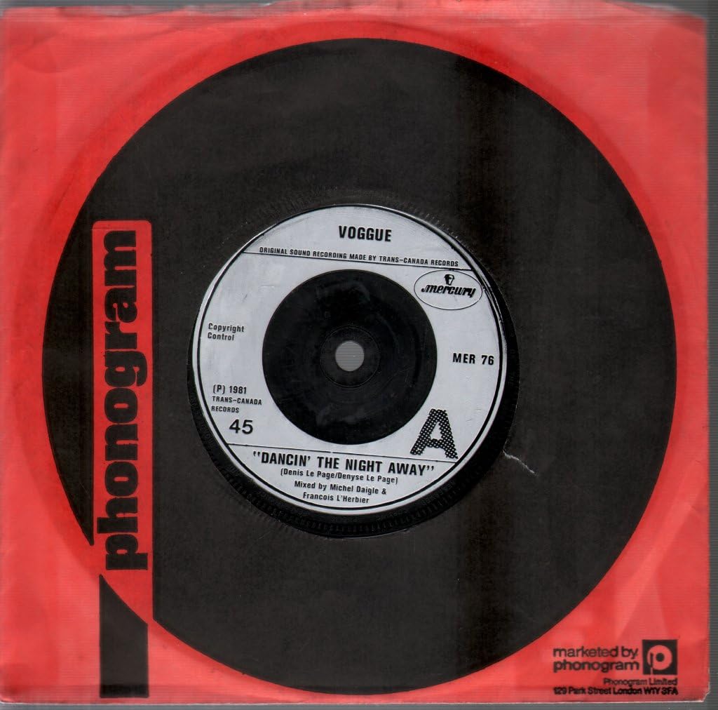 Dancin' The Night Away - 7 Inch 45 RPM Vinyl Record - Perfect for Parties, DJ Sets & Vintage Music Collectors