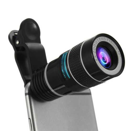 8X Zoom Optical Telescope Camera Lens with Manual Focus - Telephoto Lens for Smartphones & Tablets - Perfect for Bird Watching, Travel Photography, and Outdoor Adventures