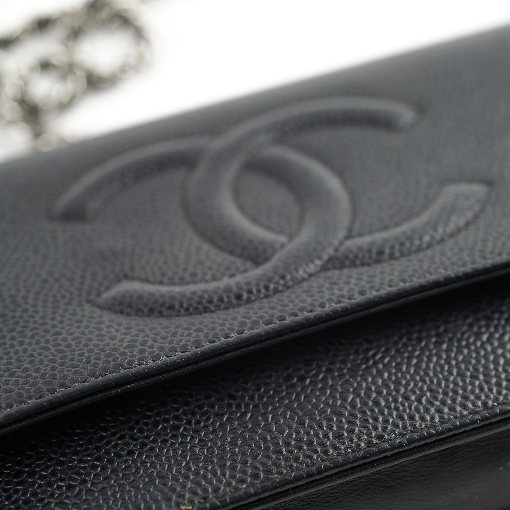 Chanel CC Logo Wallet on Chain WOC Black Crossbody Bag - Luxury Designer Handbag for Women | Perfect for Evening Parties, Date Nights & Special Occasions