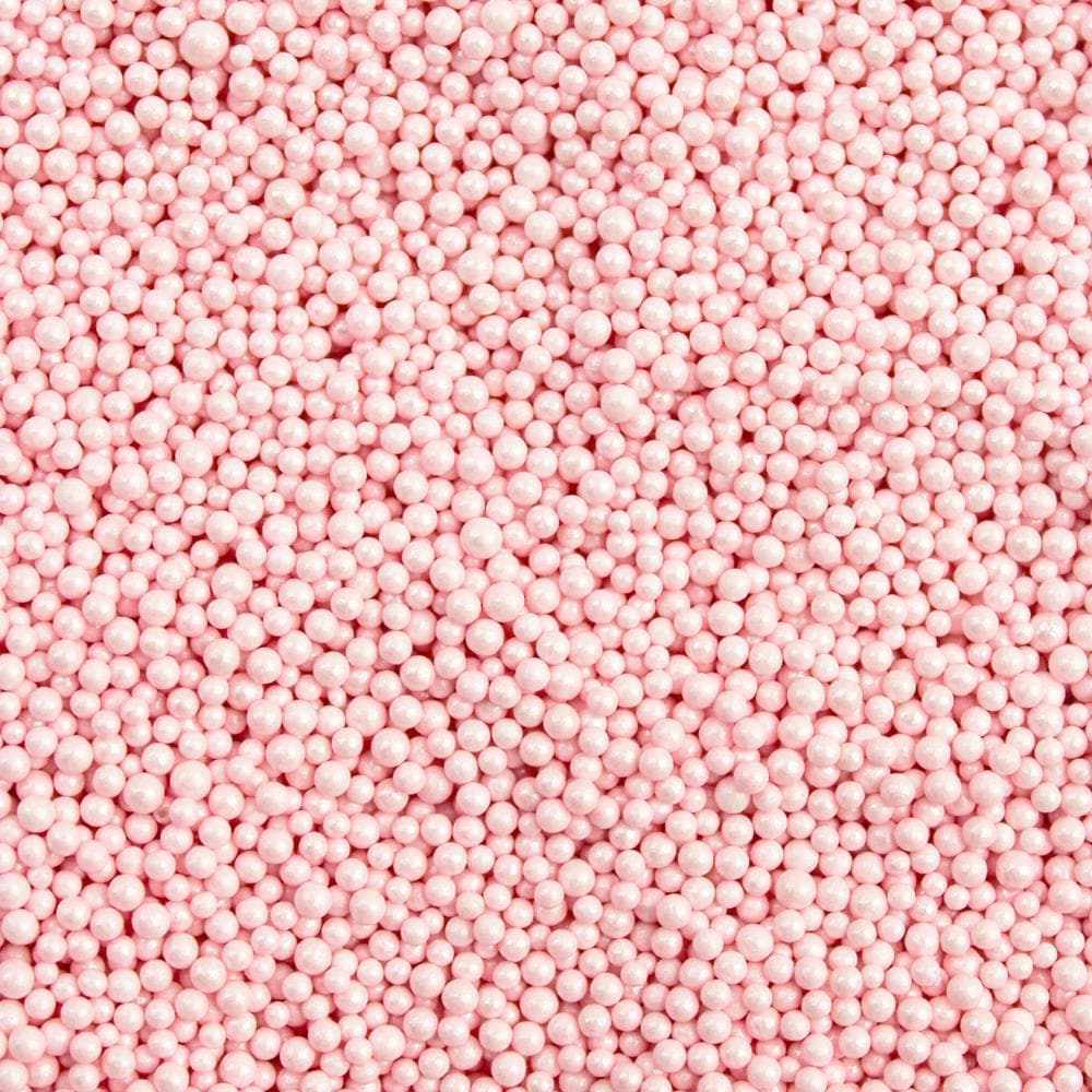 Wholesale Baby Pink Mini Pearl Sprinkle Beads - 24 Units per Case | Perfect for Cake Decorating, Cupcake Toppers & DIY Crafts