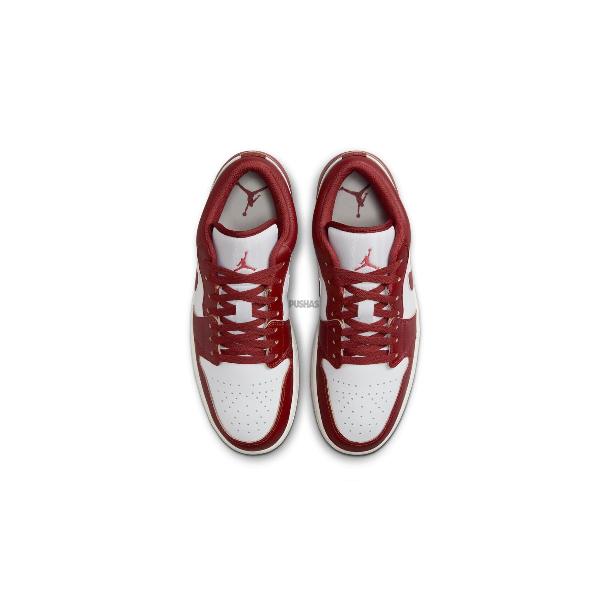 Air Jordan 1 Low 'Dune Red' Sneakers - Men's Basketball Shoes 2024 Edition - Lightweight & Comfortable for Casual Wear, Street Style & Gym Workouts