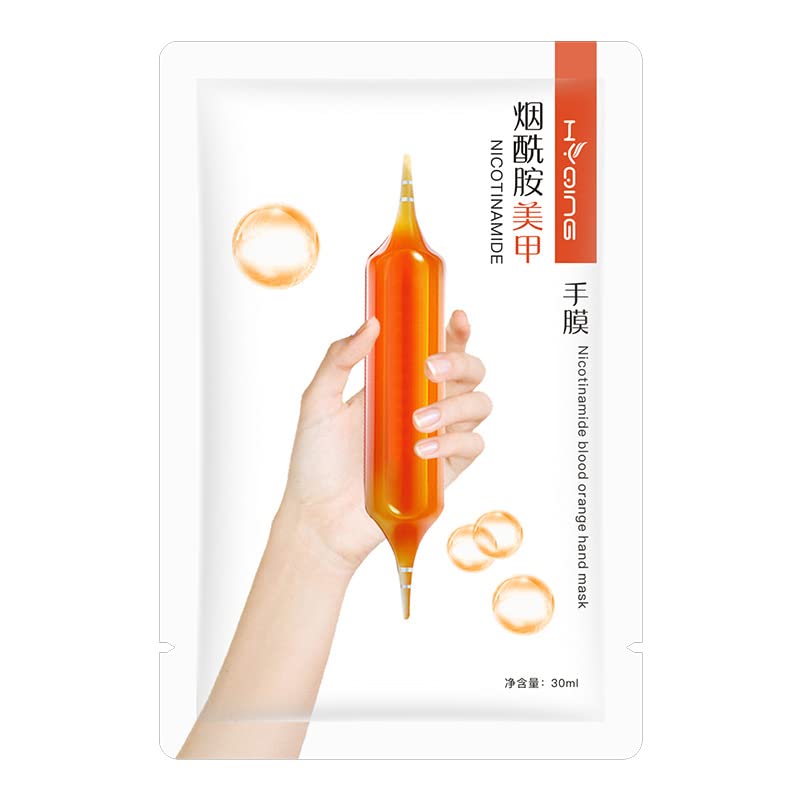 6 Pairs Manicure Hand Mask & Foot Mask - Moisturizing Hydrating for White Tender Skin | Nail Care & Spa Treatment at Home