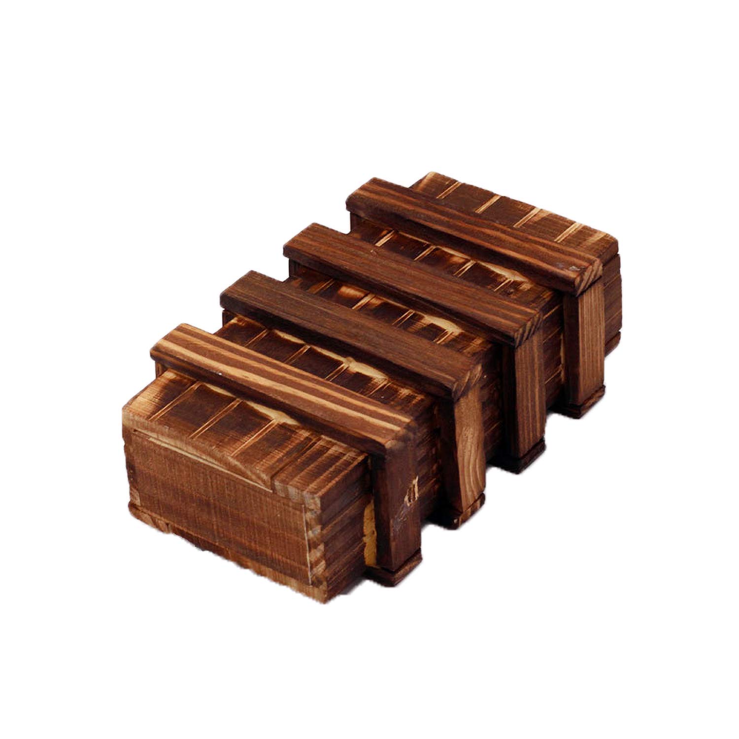 3D Wooden Puzzle Box for Adults - Brain Teaser Magic Cube Game with Secret Drawer | Challenging IQ Toy for Home Office & Gift Giving