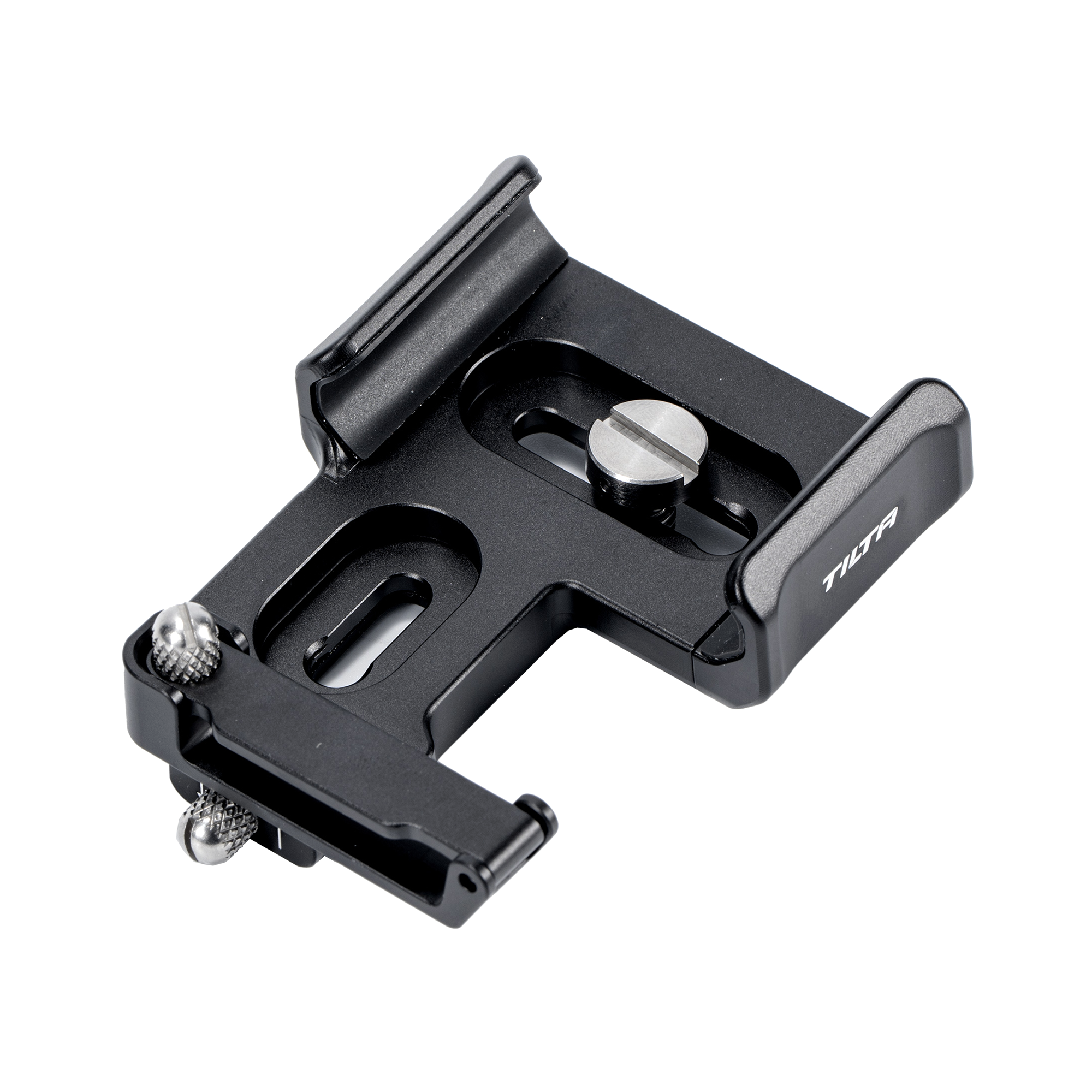 Tilta Universal SSD Drive Holder Type I – Black | Compatible with Samsung T5/T7, Sandisk Extreme | Secure Mount for Filmmaking & Photography