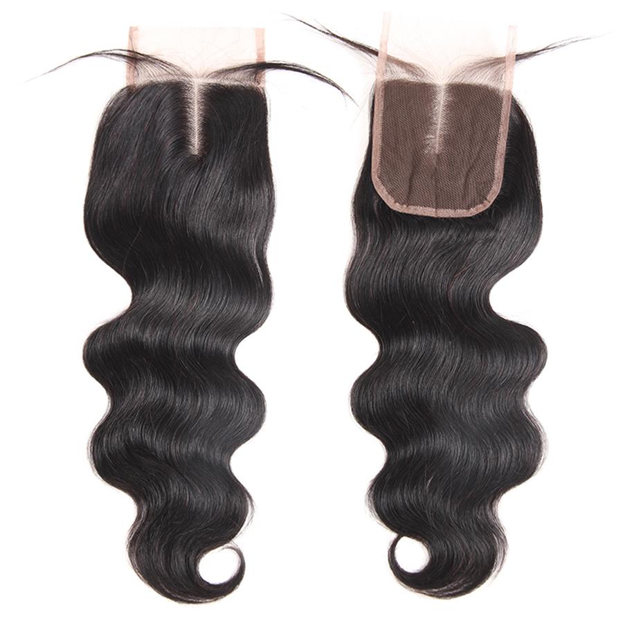 Natural Black Body Wave Human Hair HD Lace Closure - Soft & Realistic Hairpiece for Stunning Weave & Protective Styles | Perfect for Daily Wear, Special Occasions & Salon Use
