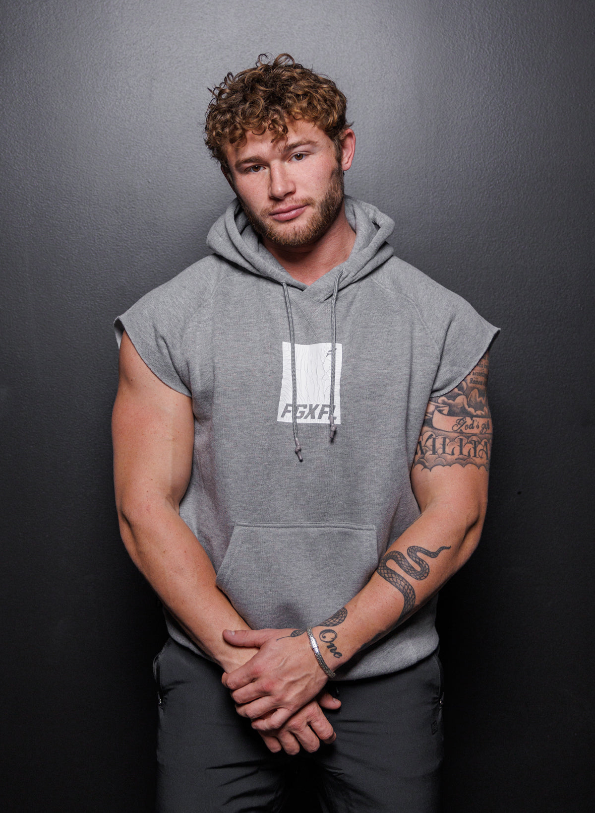 Knockout Sleeveless Sweatshirt for Women - Grey | Gym Workout, Running & Casual Wear