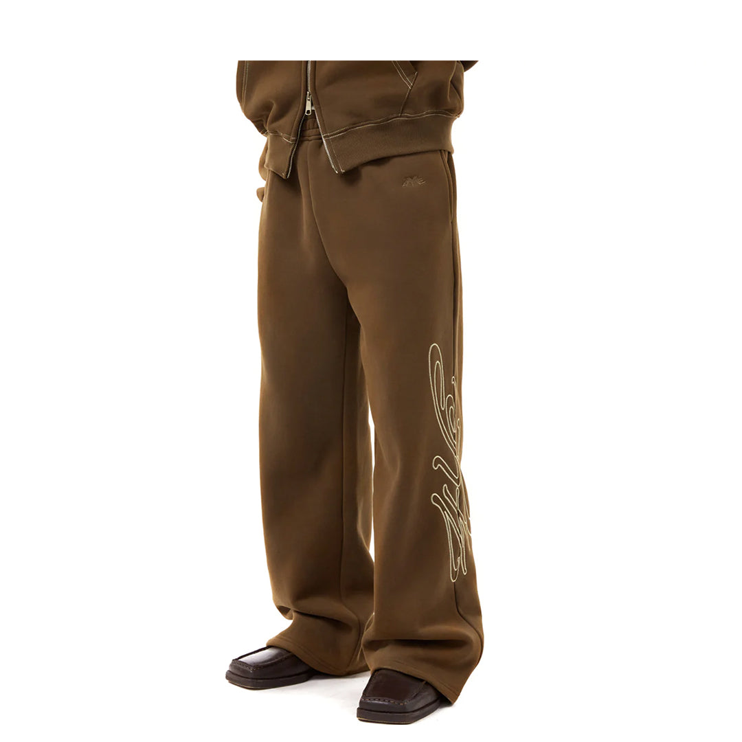 Signature Wide Leg Pants for Women - Soft & Comfortable High Waist Trousers in Brown | Perfect for Office, Casual Wear & Travel