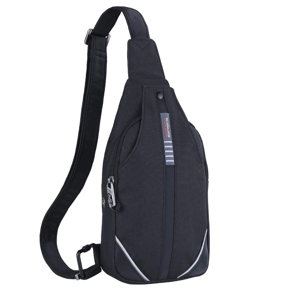 Waterfly Small Crossbody Sling Backpack - Anti-Theft Travel Shoulder Bag for Men & Women | Perfect for Hiking, Commuting & Daily Use