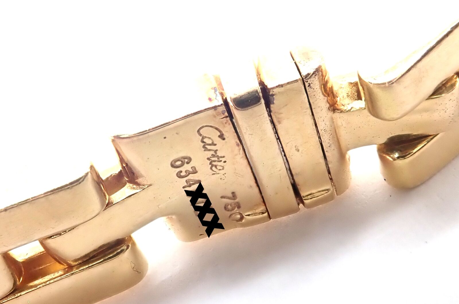 Authentic Cartier 3 Row Maillon Panther Panthere 18k Yellow Gold Link Necklace | Luxury Jewelry for Women | Perfect for Weddings, Parties & Special Occasions
