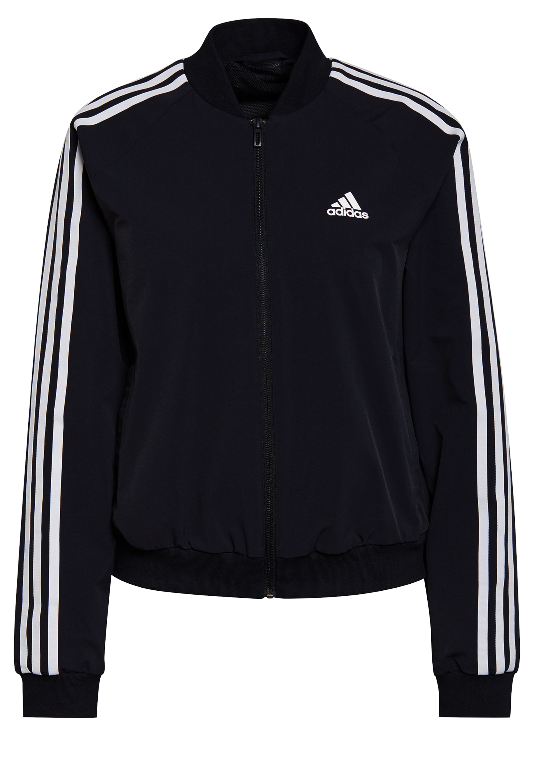 Adidas Women's Essentials 3-Stripes Track Jacket GS1352 - Lightweight Running Jacket for Gym, Jogging & Casual Wear