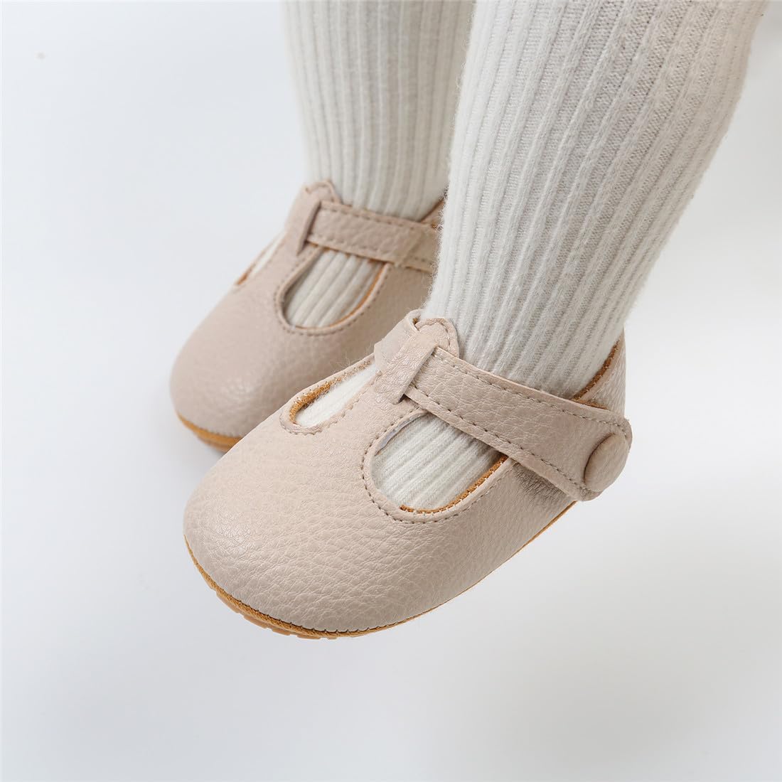 Baby Girls Soft Sole Mary Jane Shoes for Infant Toddler - First Walkers, Prewalkers, Crib Shoes - Comfortable Flat Princess Shoes for Wedding, Party & Special Occasions