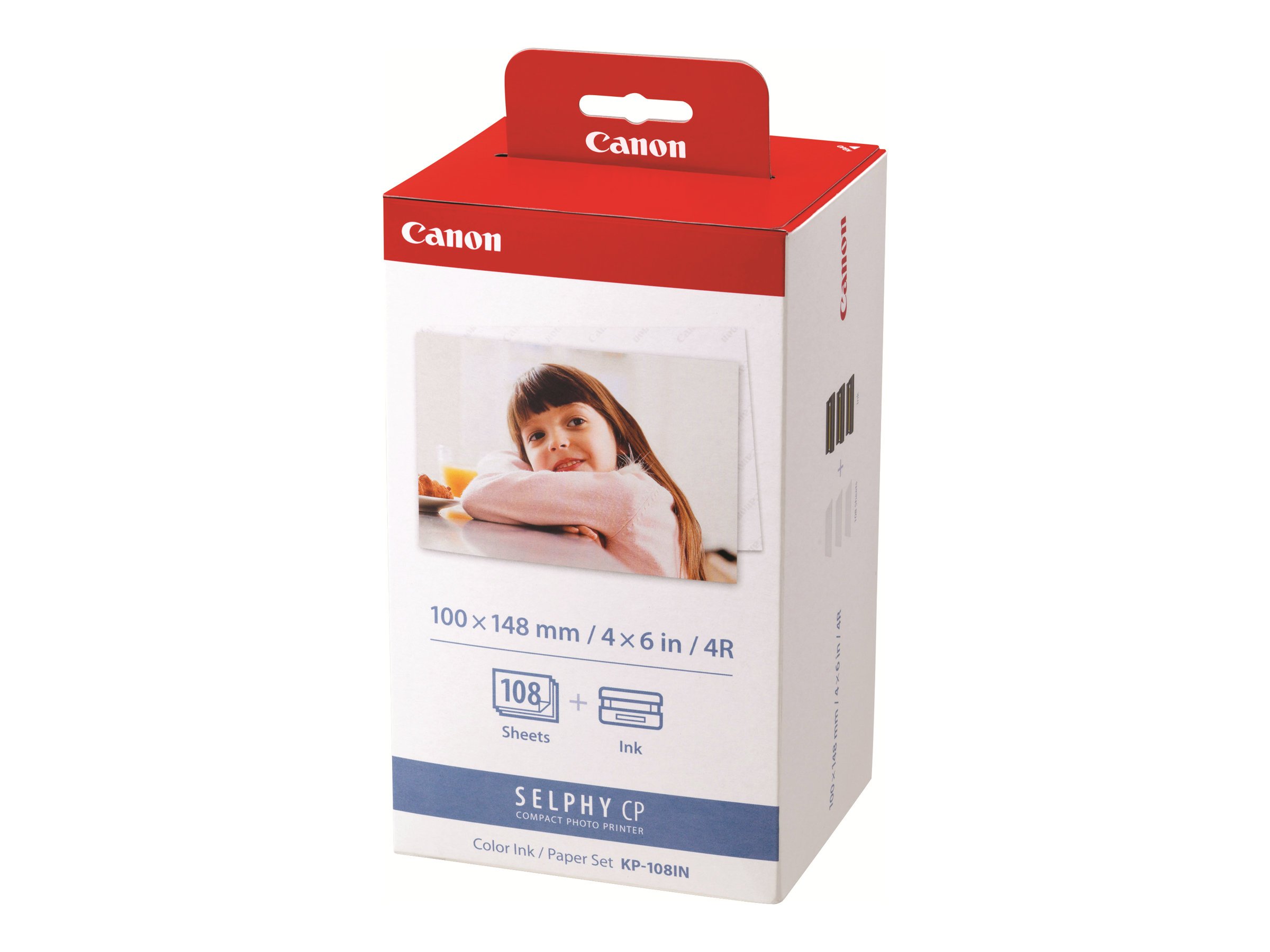 Canon KP-108IN Color Ink & Paper Set - High-Quality Photo Printing for Home & Office Use | Perfect for Photos, Documents & Creative Projects