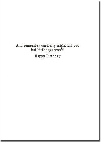 Funny Cat Birthday Card with Portal Design - Perfect for Cat Lovers & Gamers - Great Gift for Birthdays, Parties & Special Occasions