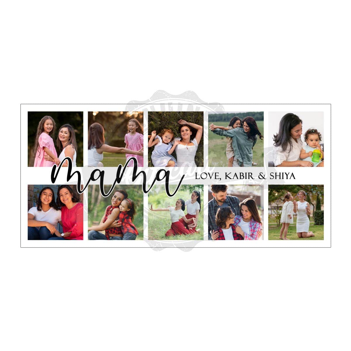 Personalized Photo & Name Coffee Mug for Mom - Custom 300ml Ceramic Travel Mug | Best Birthday, Mother's Day, Anniversary Gift Idea | Home, Office & Travel Use