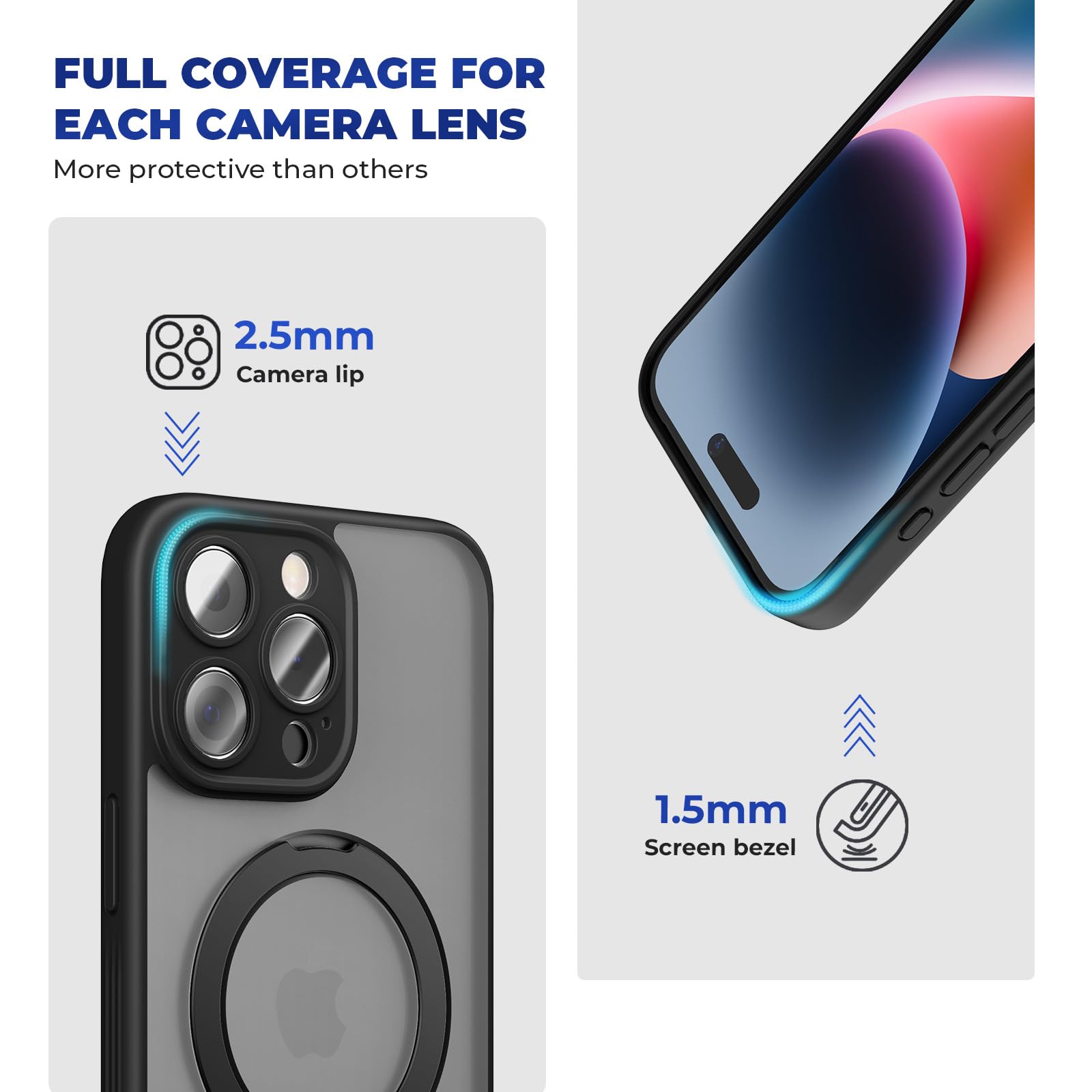 Magnetic Phone Case for iPhone 15 Pro Max 6.7