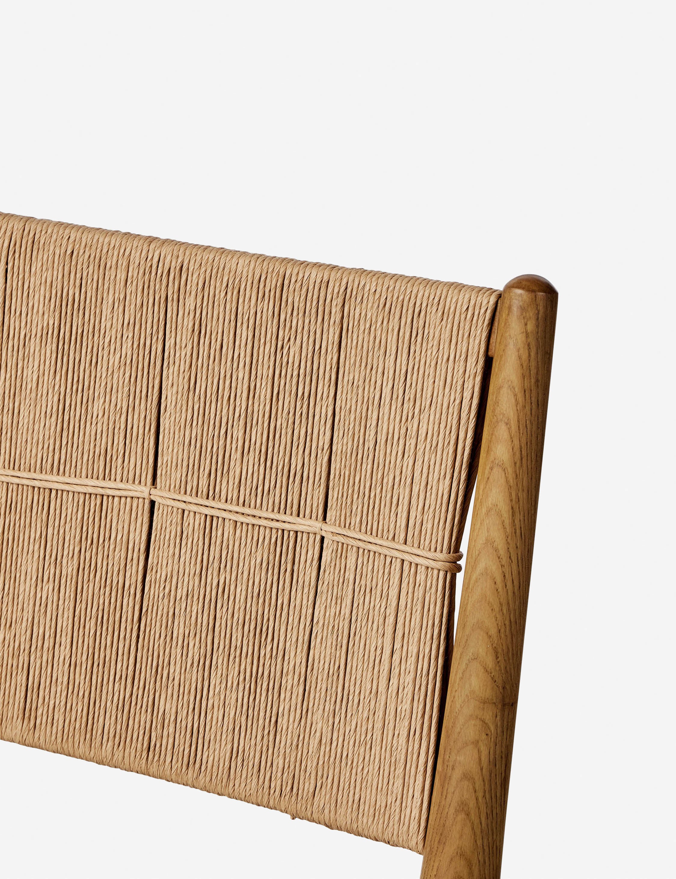 Dara Dining Chair by Amber Lewis x Four Hands - Modern Wooden Dining Chair for Kitchen, Dining Room, or Home Office - Perfect for Farmhouse, Scandinavian & Contemporary Decor