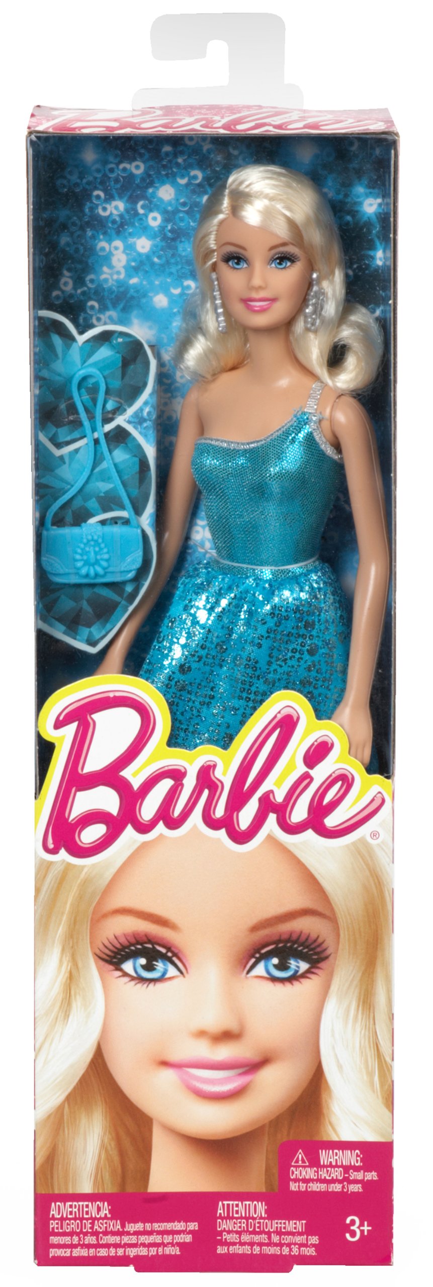 Barbie Glitz Doll with Sparkling Blue Dress - Perfect for Collectors, Gift Giving & Playtime Fun