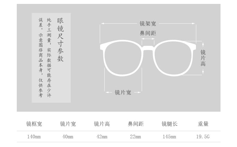 CCspace Unisex Full Rim Flat Top Round Acetate Titanium Eyeglasses 53330 - Lightweight & Durable Frame for Men & Women - Perfect for Reading, Working & Daily Wear