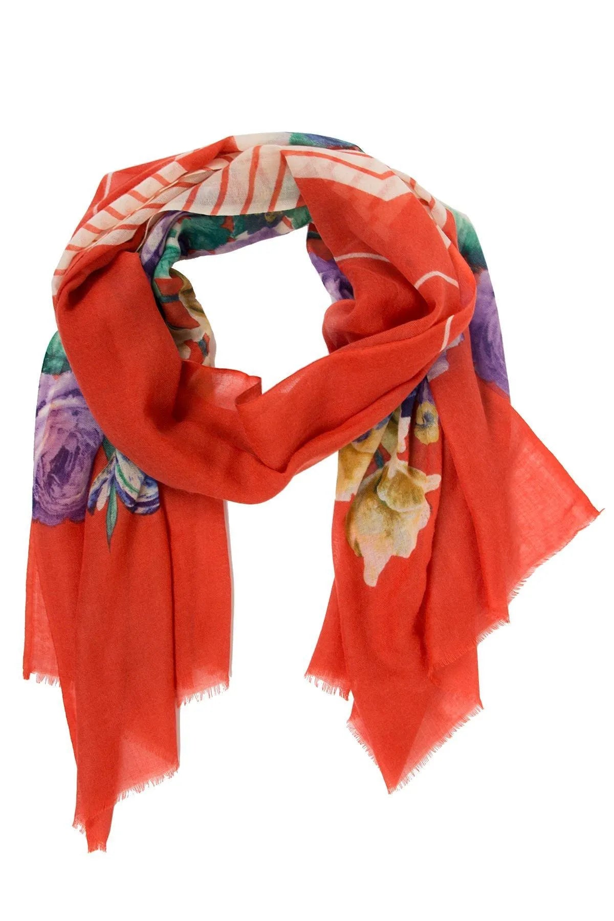 Luxury Anda Wool & Silk Scarf - Soft Winter Fashion Accessory for Women - Perfect for Office, Travel and Special Occasions