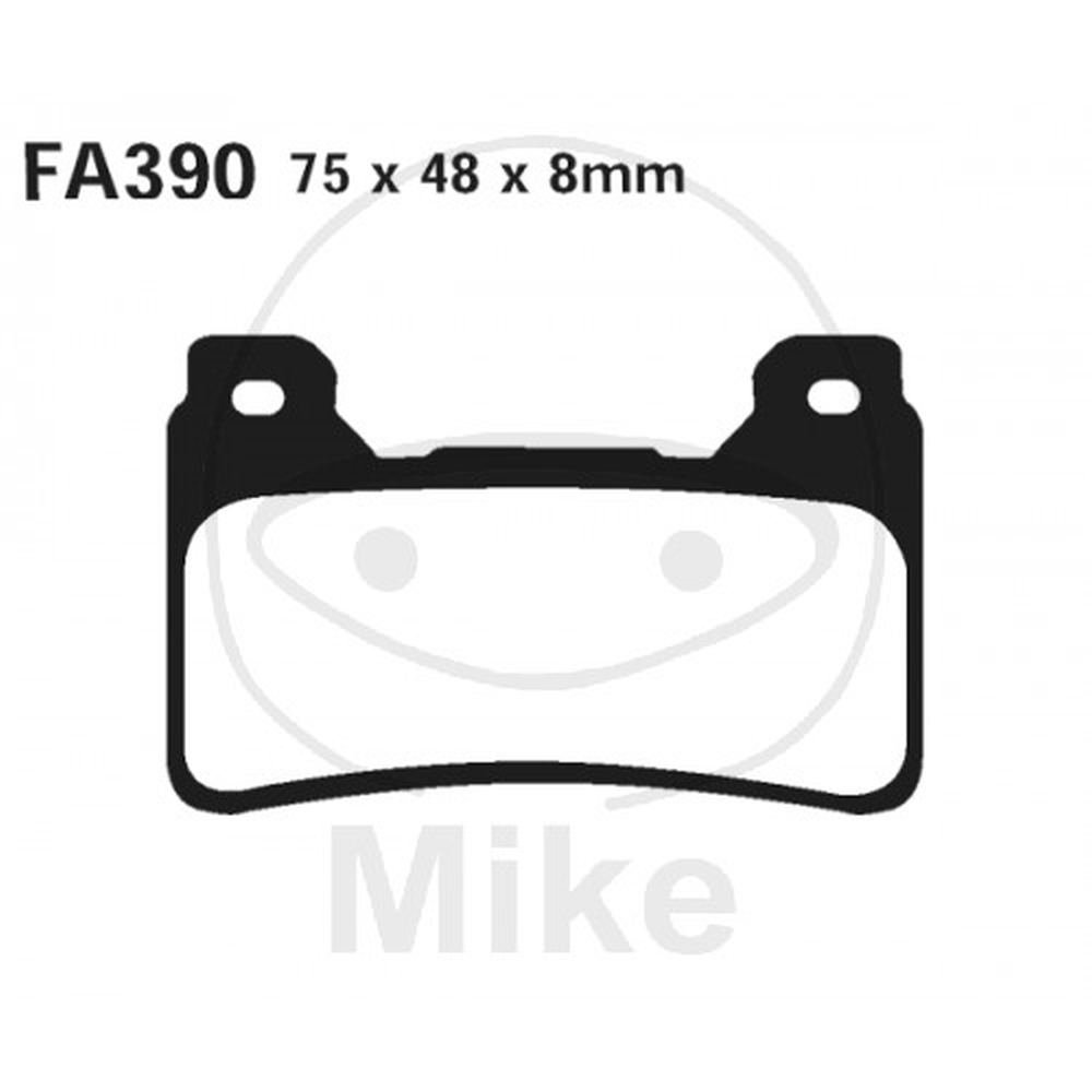 EBC Extreme Performance Brake Pads EPFA390HH for Honda - High Performance Braking for Racing, Track Days & Street Driving