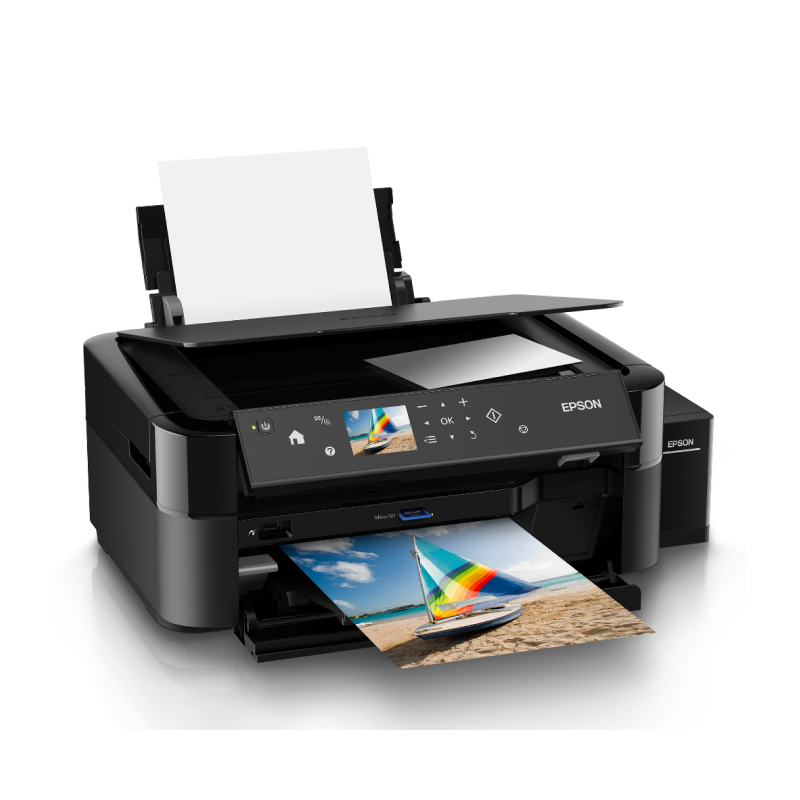 Epson L850 Wireless All-in-One Ink Tank Photo Printer with Scanner, Copier & Fax - High-Quality Printing for Home & Office Use | Perfect for Photo Albums, Documents & Professional Projects