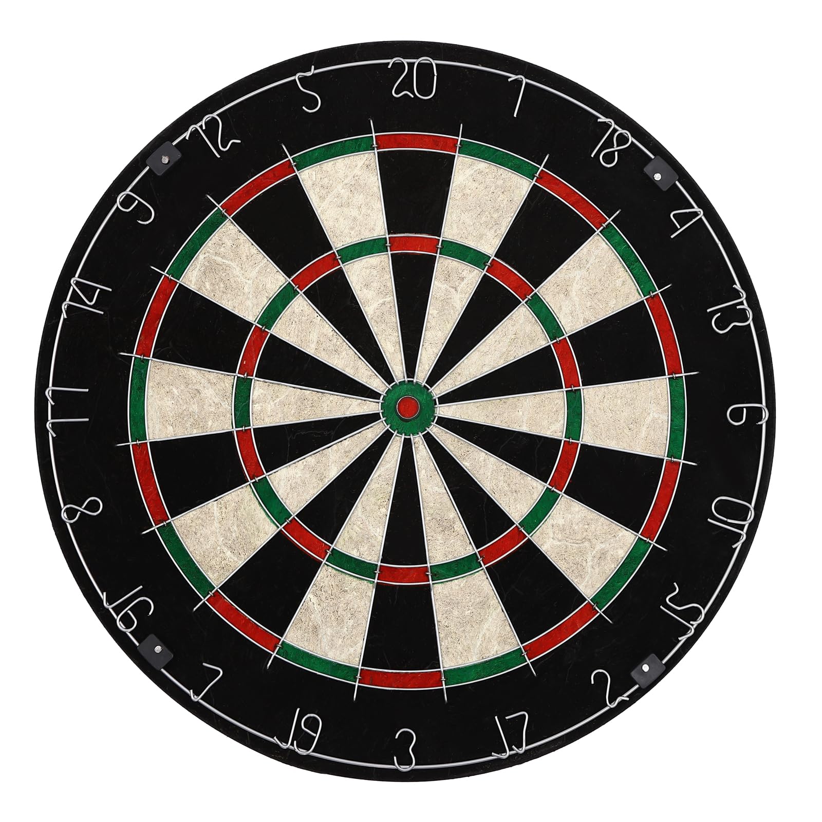 Premium Wall-Mounted Black Dartboard Cabinet Set - Easy Assembly Wooden Dart Board with Hideaway Storage & 2 Steel-Tip Darts - Ready-to-Play Bundle for Game Rooms, Bars, and Man Caves