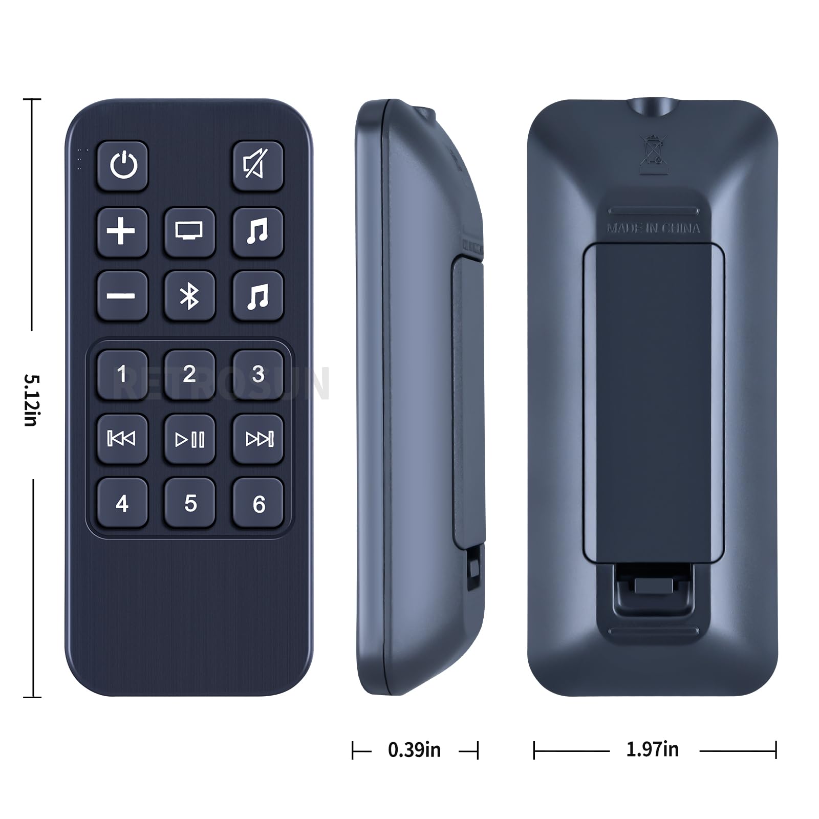 Bose Smart Soundbar 900 & 500 Replacement Remote Control - Compatible with Bose Speaker System | Perfect for Home Theater & Entertainment Setup