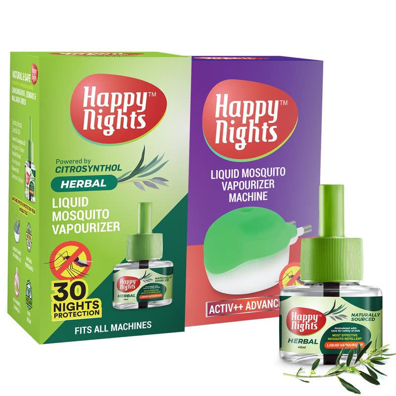 Natural Mosquito Repellent Liquid Vaporizer with Eucalyptus Oil - Safe for Babies & Kids | Long-Lasting Strawberry Scented Refill (45ml) + Electric Diffuser Machine Combo | Indoor Pest Control for Nursery, Bedroom & Living Room