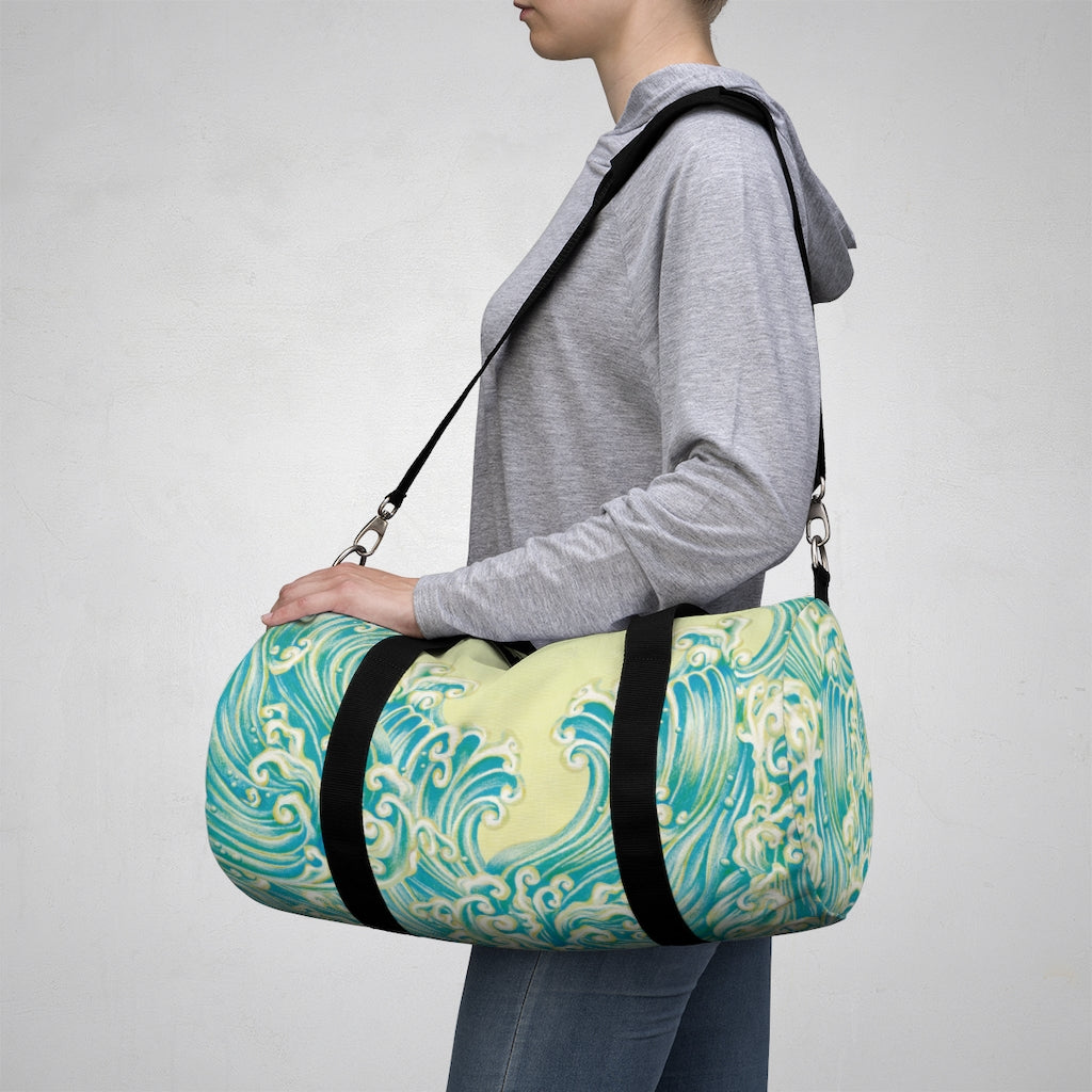 Hannah Mermaid Duffle Bag - Waterproof Travel Gym Bag for Women & Teens - Perfect for Beach, Pool, Vacation & Sports