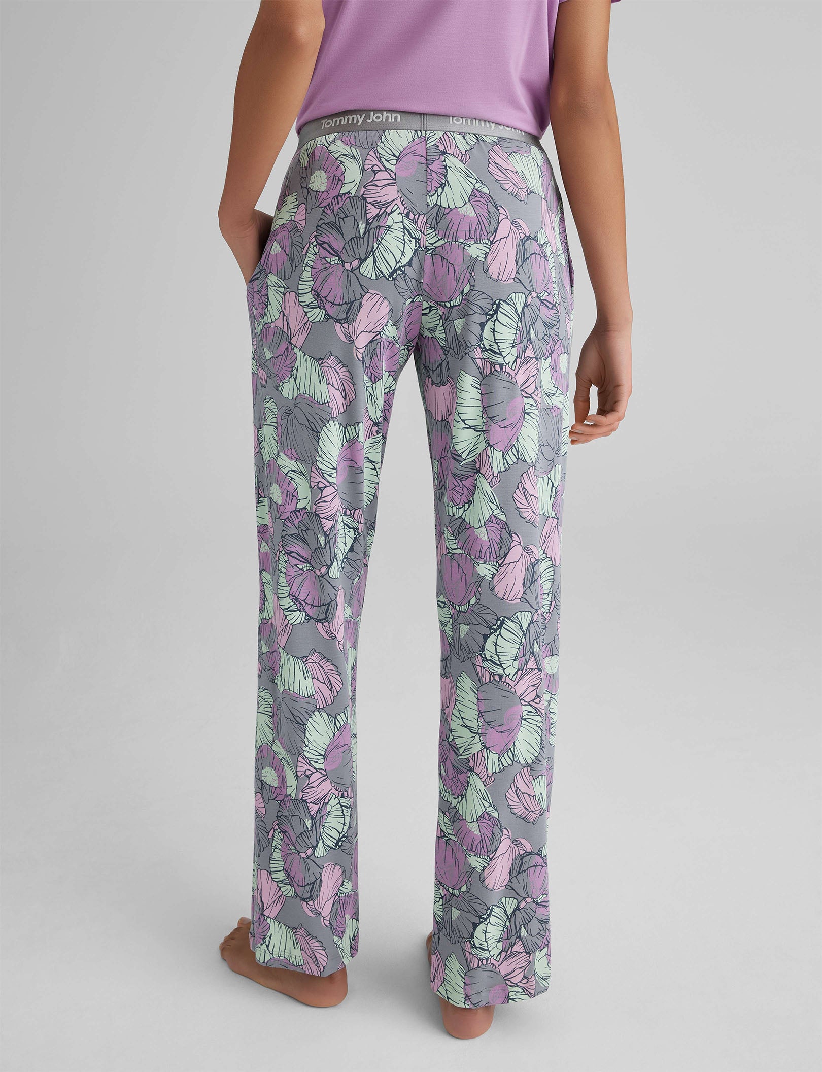Women's Ultra Soft Second Skin Sleepwear Set - Pocket Tee & Lounge Pants for Comfortable Nightwear & Relaxation at Home | Perfect for Sleeping, Lounging, and Yoga