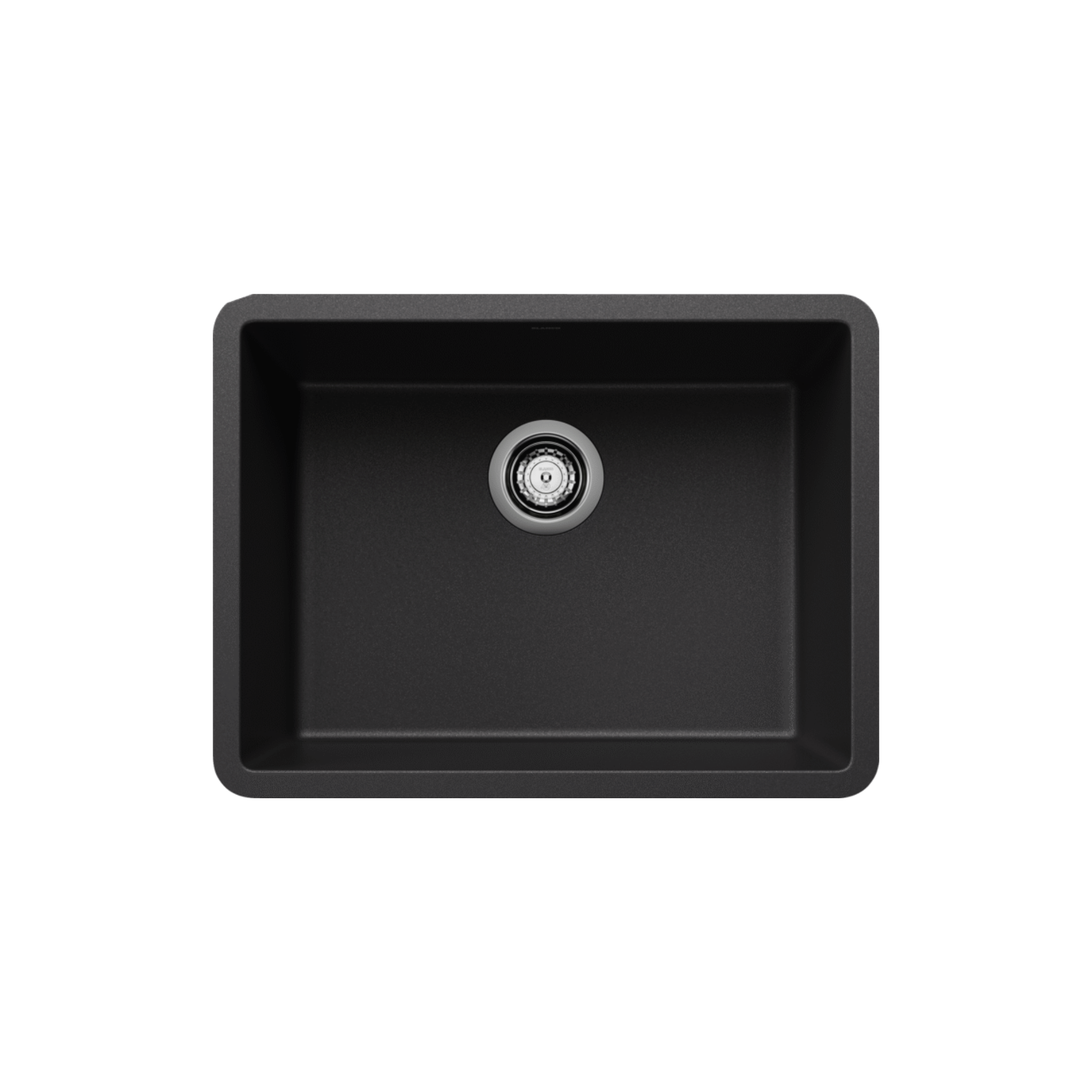 Blanco PRECIS 24-Inch Undermount Single Bowl SILGRANIT Kitchen Sink - Durable Composite Granite Sink for Modern Kitchens | Perfect for Food Prep, Dishwashing & Busy Households