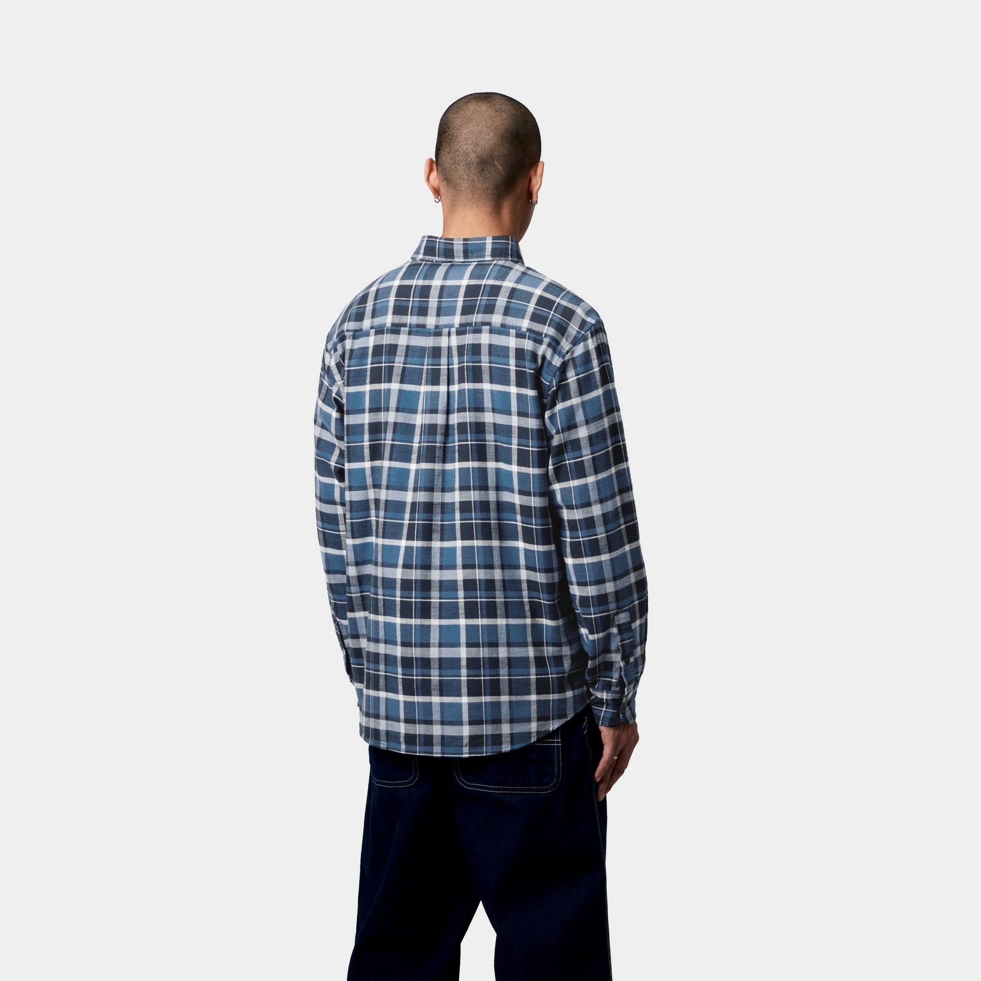Fendrick Men's Casual Checkered Shirt - Stylish Plaid Button-Up for Everyday Wear | Mizar | Perfect for Office, Outdoors & Casual Outfits