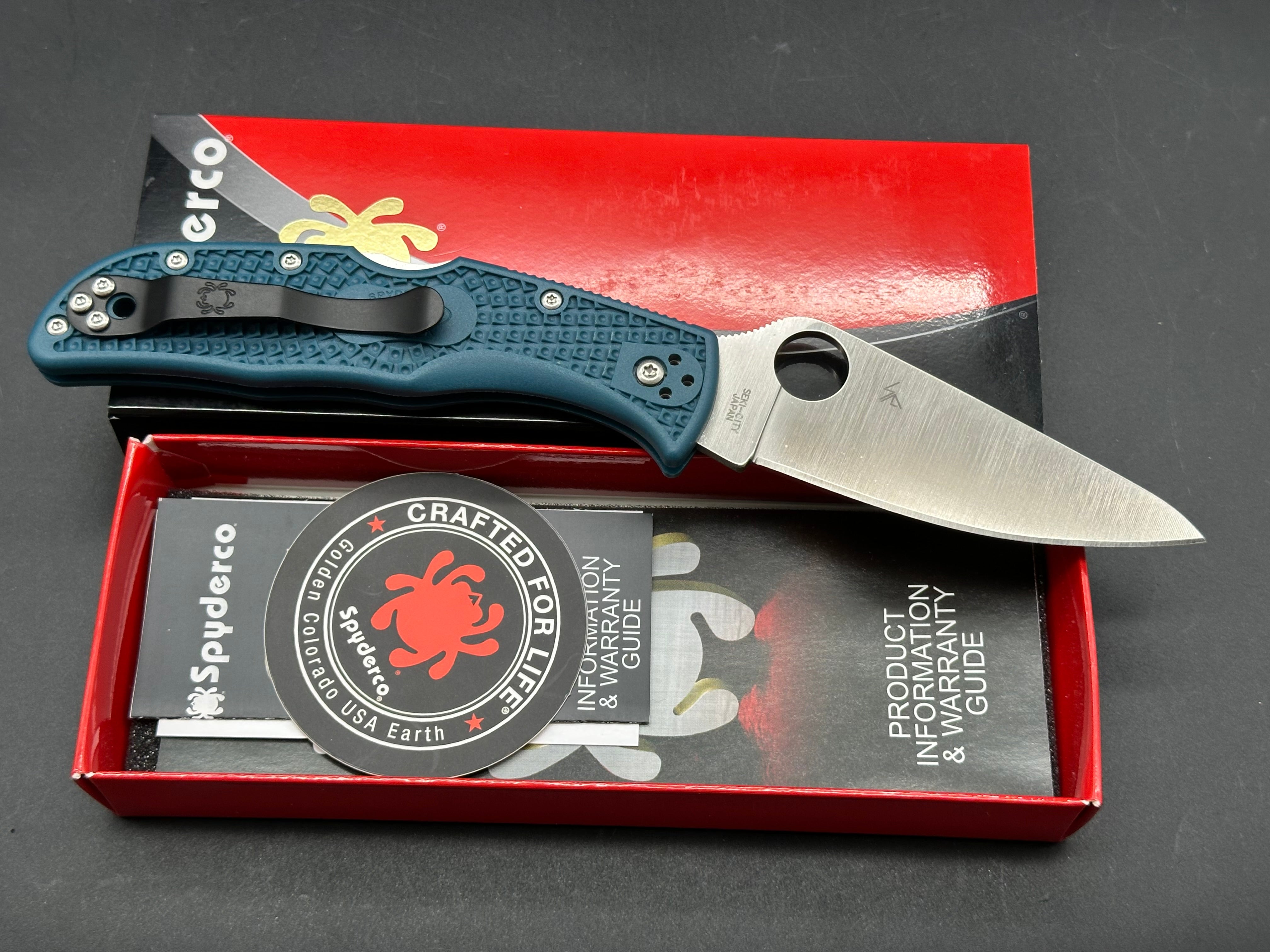 Spyderco Endela Lightweight Folding Knife - 3.41