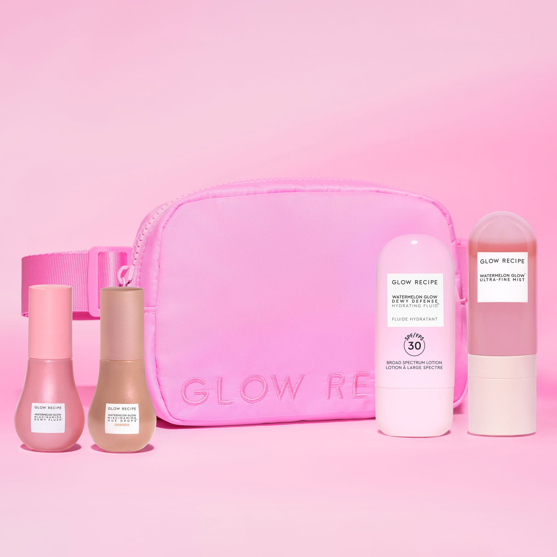 Glow Recipe x Splits59 Glow for Miles Kit – Hydrating Skincare & Activewear Set for Radiant Skin & Workout | Perfect for Gym, Yoga & Post-Workout Glow