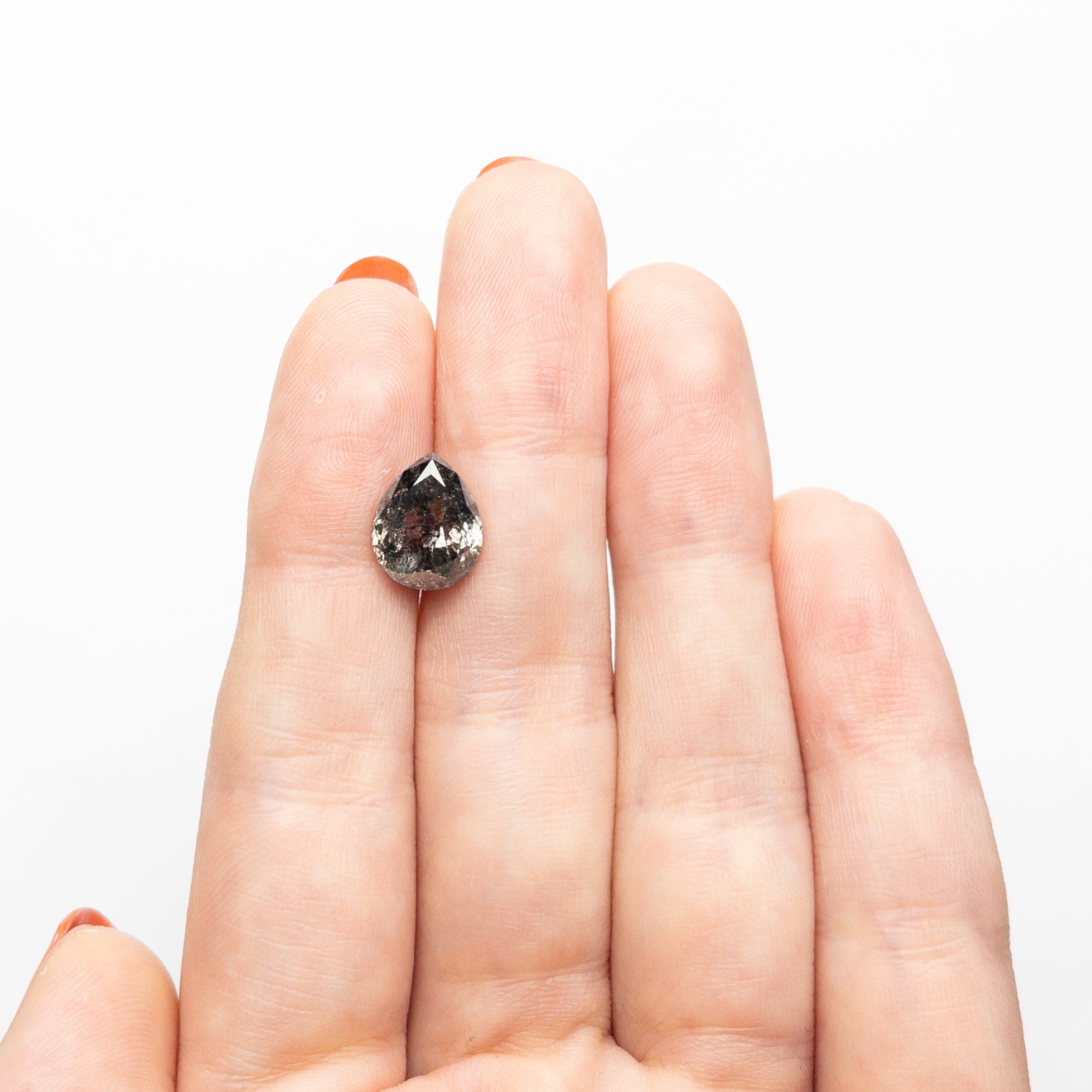 3.28ct Pear-Shaped Double Cut Diamond (10.54x8.41x4.78mm) - Loose Gemstone for Engagement Rings & Jewelry Making | 23837 08