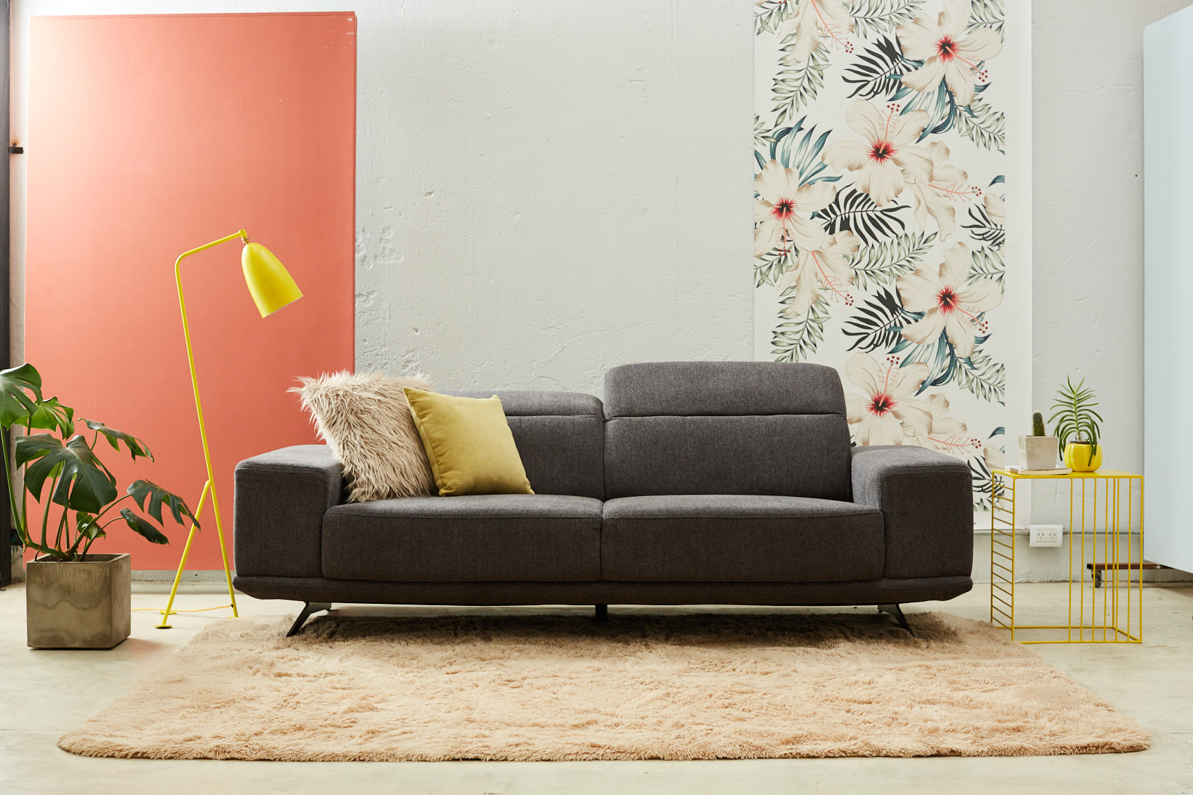 SOFA BOCK 2.2m (86.6in) Modern Sectional Sofa - Perfect for Living Room, Lounge & Family Room Comfort