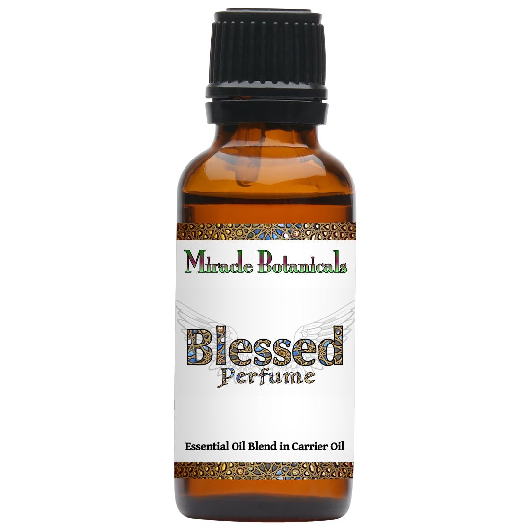 Blessed Perfume - 100% Natural Essential Oil Perfume with 24 Botanical Blends | Long-Lasting Aromatherapy Scent for Women & Men | Perfect for Daily Wear, Meditation & Gift Giving