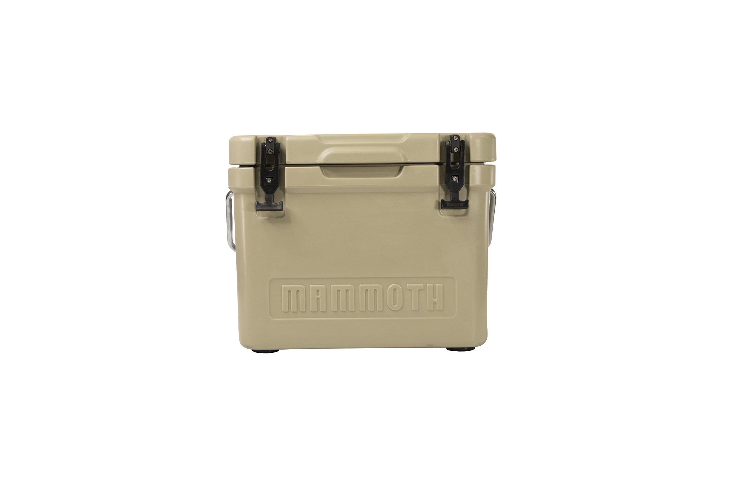Mammoth Coolers Cruiser 20 - Premium Insulated Hard Ice Chest with Double-Walled Rotomolded Construction | Perfect for Camping, Beach Trips, Tailgating & Outdoor Adventures (Tan)