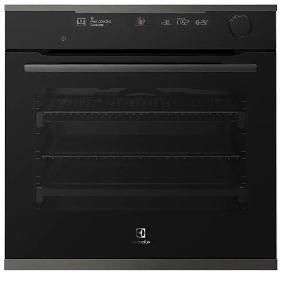 Electrolux EVEP618DSD 60cm Dark Stainless Steel Multifunction Steam & Pyrolytic Self-Cleaning Oven - Perfect for Baking, Roasting & Healthy Cooking in Modern Kitchens