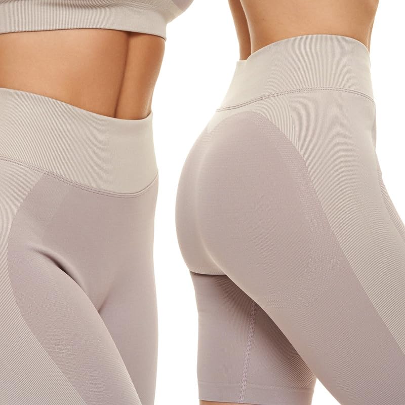 Women's 2-Piece Gym Set - Yoga Workout Outfit with Sports Bra & Shorts for Fitness & Running
