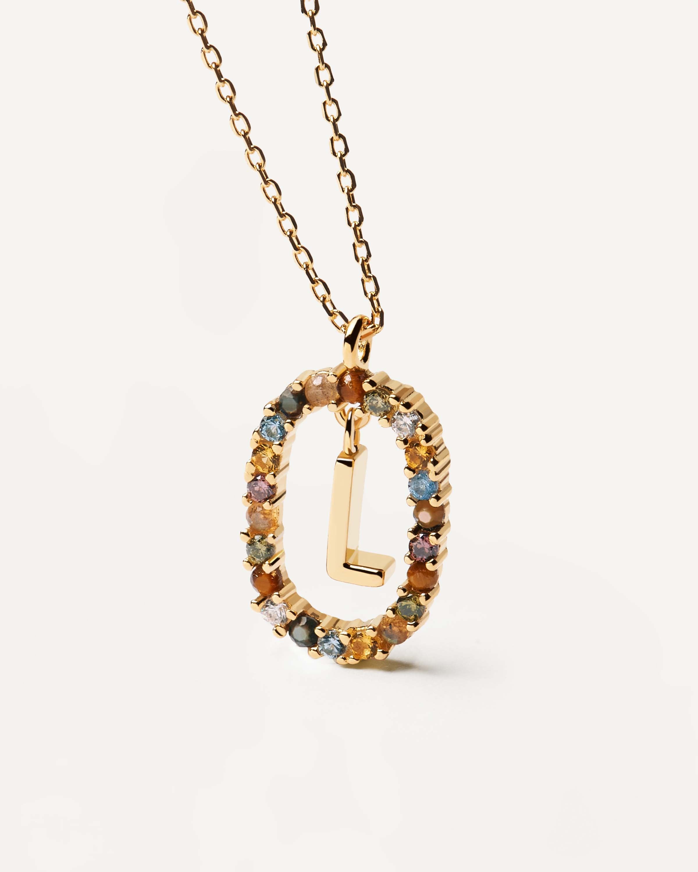 Letter L Necklace - Personalized Initial Necklace for Women, Gold & Silver Pendant Jewelry - Perfect for Gifts, Birthdays, Anniversaries & Everyday Wear