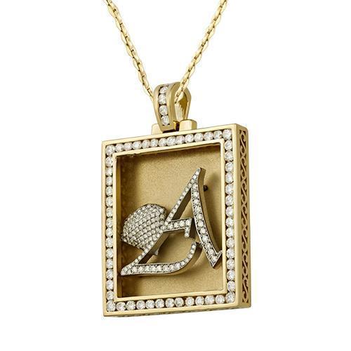 14K Yellow Gold Diamond Avianne Pendant Necklace - 6.07 Carat Total Weight - Elegant Jewelry Gift for Women, Perfect for Weddings, Anniversaries & Special Occasions