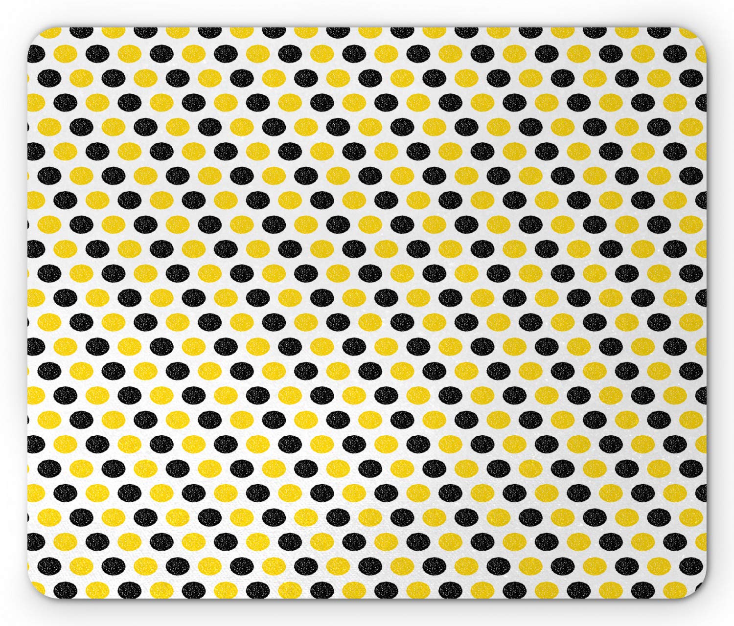 Ambesonne Yellow Mouse Pad - Non-Slip Rubber for Office & Gaming