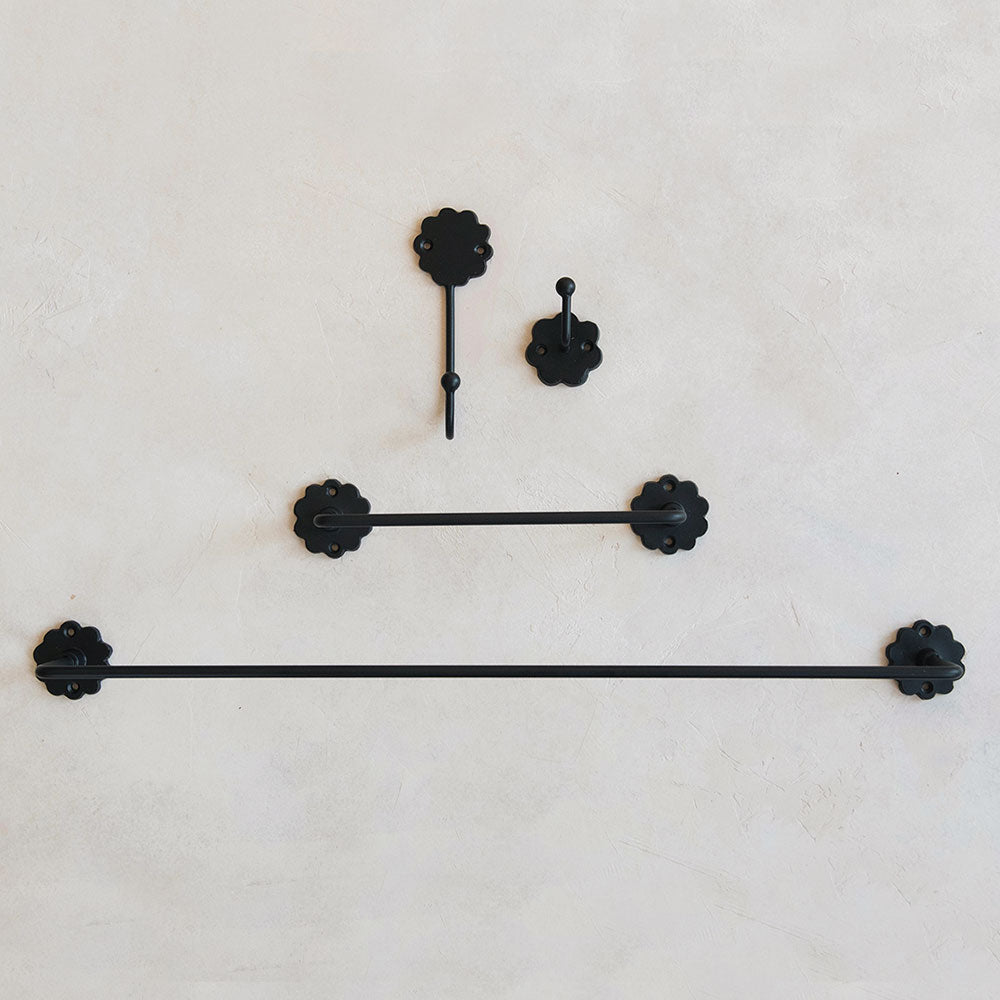 Yellowbell Hooks & Bars - Heavy Duty Iron Wall Hooks for Hanging Plants, Bikes & Home Organization - Perfect for Garage, Shed & Outdoor Use