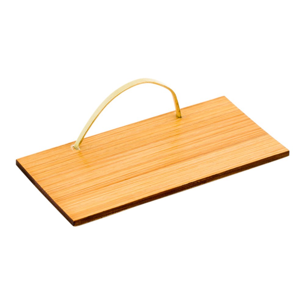 100-Pack 4x2 Inch Disposable Bamboo Serving Plates with Handle - Eco-Friendly Mini Wooden Dessert Boards for Cakes, Cheeses & Pastries | Perfect for Parties, Catering & Restaurants