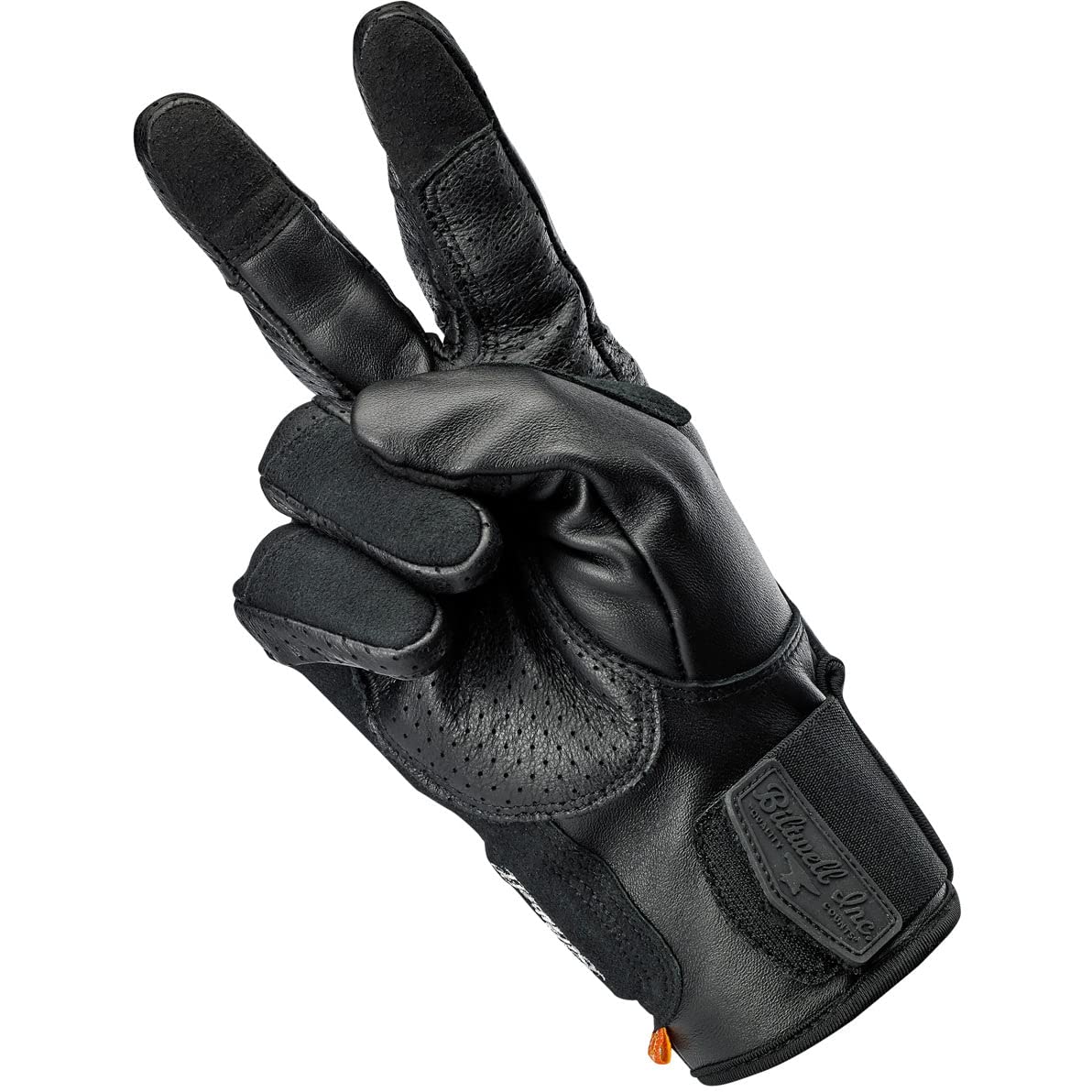 Biltwell Borrego CE Certified Motorcycle Gloves - Black | Hard Knuckle Protection | Shock Absorbing & Abrasion Resistant | Ideal for Street Riding & Adventure Touring